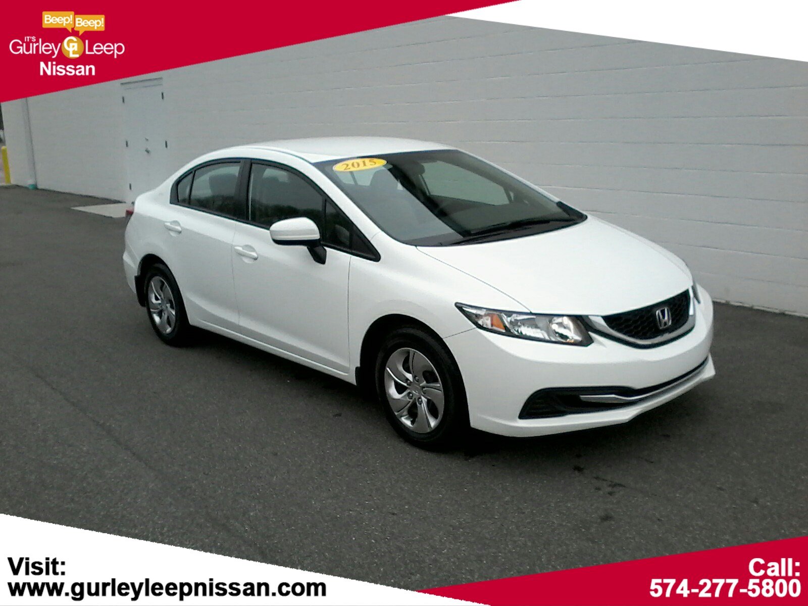 Pre Owned 2015 Honda Civic Sedan Lx 4dr Car In Mishawaka Fe6599